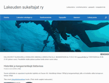 Tablet Screenshot of lakeudensukeltajat.fi